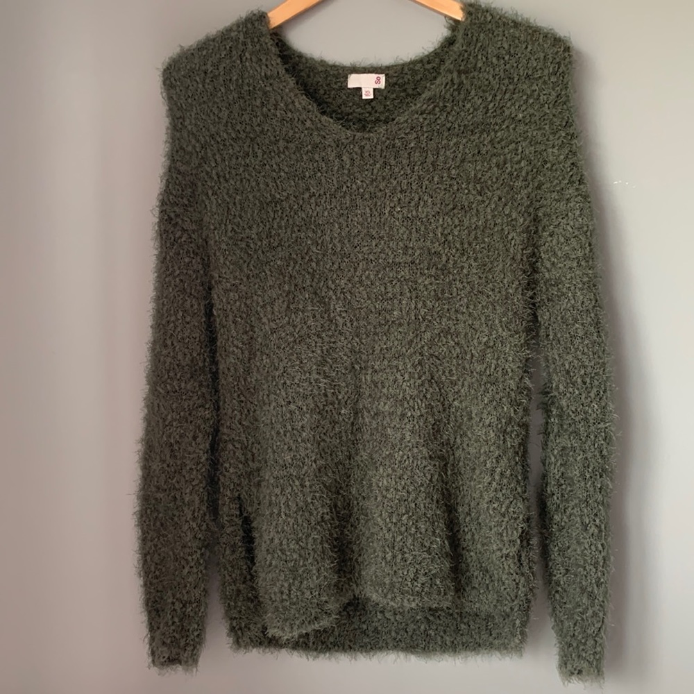 65% off Olive Sweater